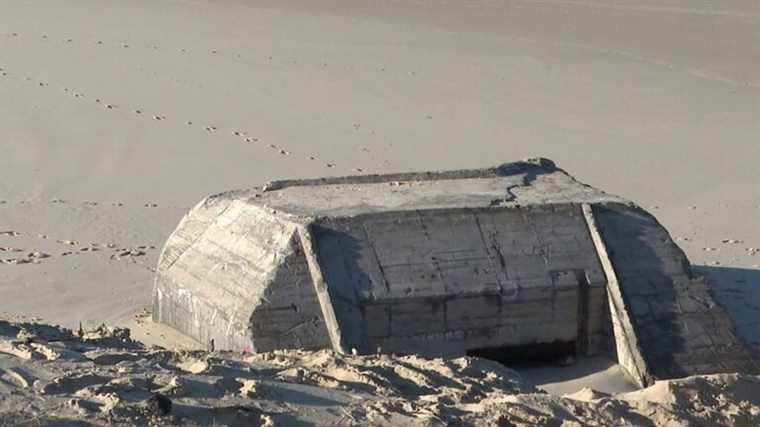 the worrying retreat of the dune at Biscarrosse