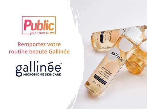 try to win prizes of skin care products from the Gallinée brand!