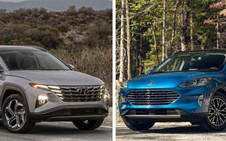 2022 Hyundai Tucson and 2022 Ford Escape: Let’s Compare the Numbers