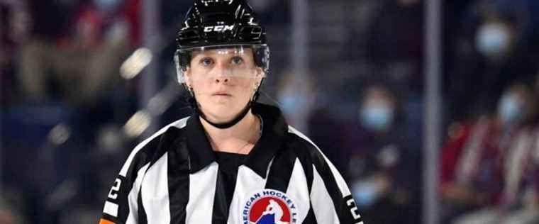 A first female referee in the QMJHL