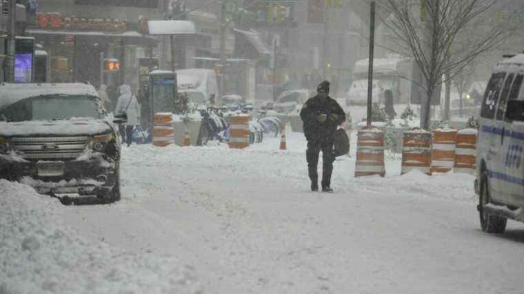 A “potentially deadly” snowstorm has swept through the northeastern United States