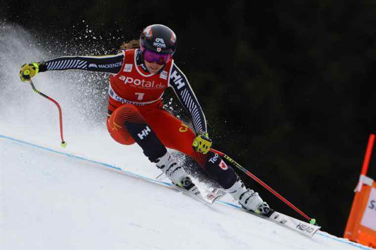 Alpine skiing |  Marie-Michèle Gagnon ranks 9th in Garmisch