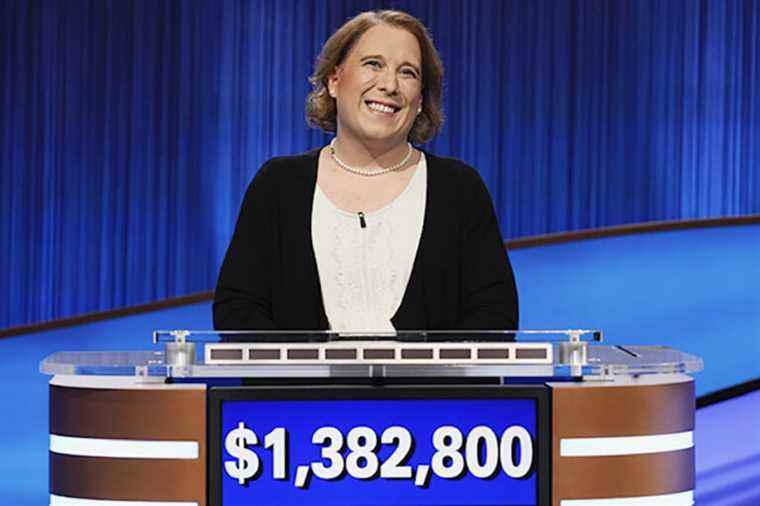 Amy Schneider is leaving Jeopardy!  after 40 wins