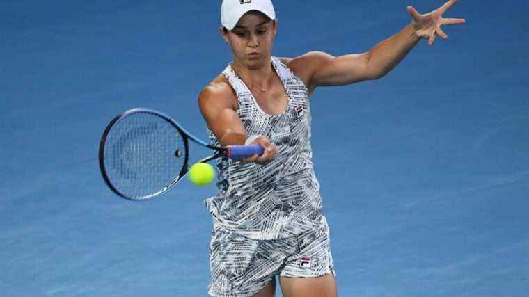 Ashleigh Barty entry break… Follow the first women’s semi-final