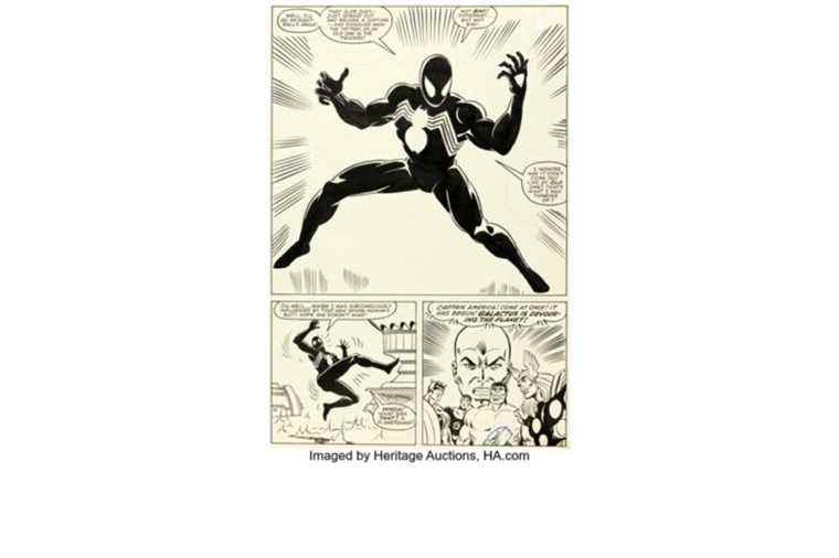 Auction |  Original Spider-Man page sold for 3.36 million