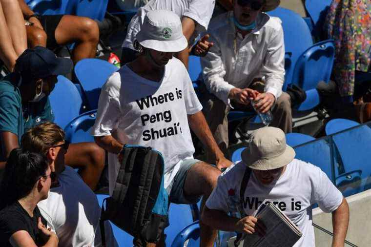 Australian Open |  The tournament accepts the wearing of T-shirts in support of Peng Shuai