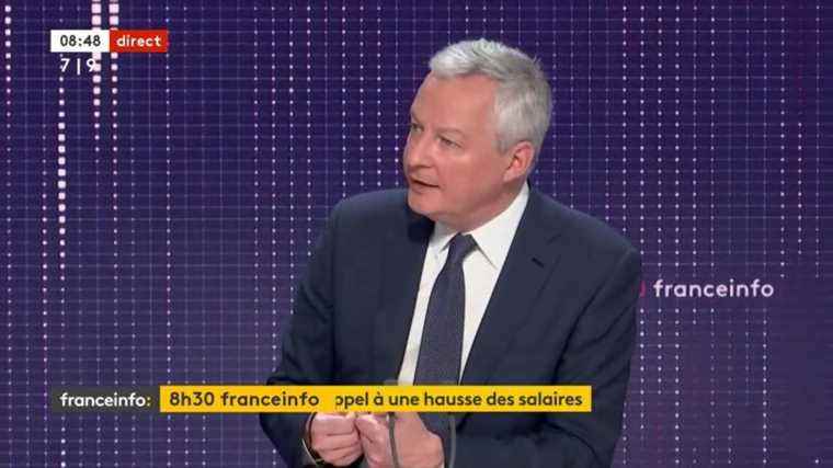 Bruno Le Maire “maintains the forecast of 4%” for the year 2022