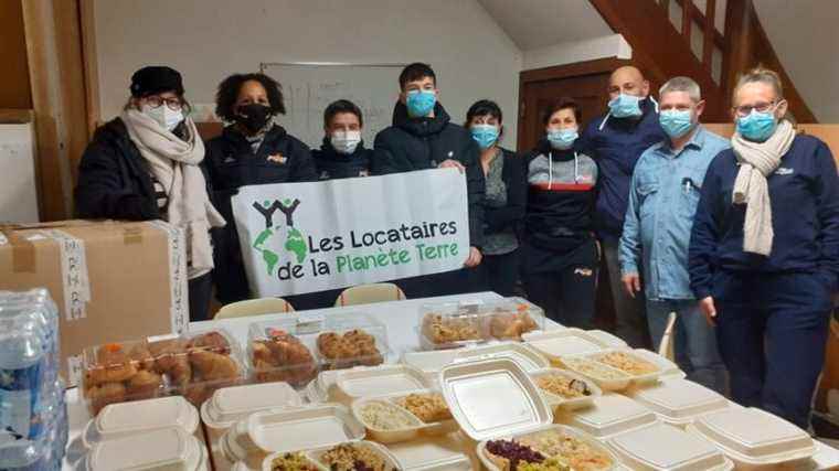 Deprived of a match, the Flames Carolo redistribute the 400 meals of the partners to the poor