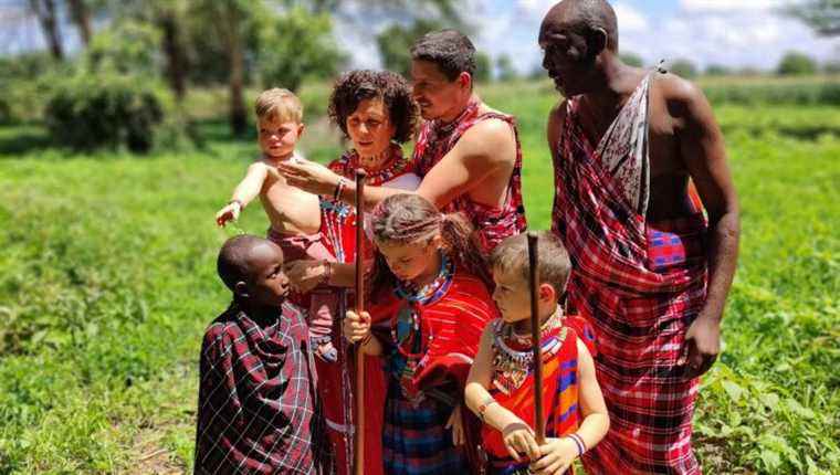 Discovering the Maasai culture with the Boyer family, back from Kenya