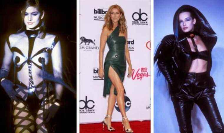 Estelle Lefebure, Beyoncé, Céline Dion… A look back at Thierry Mugler’s most daring dresses worn by the stars!