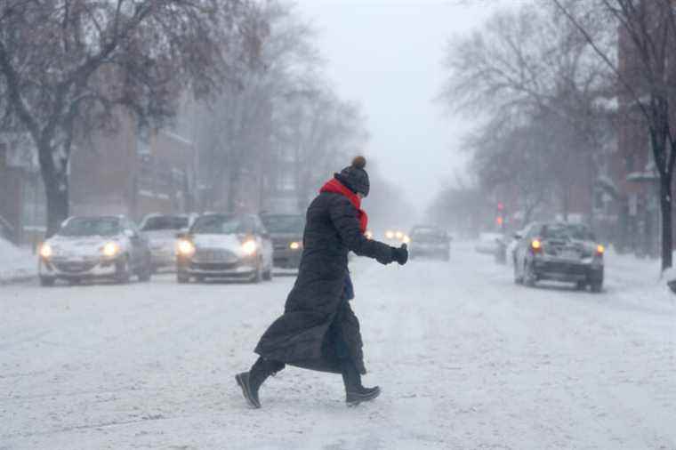 Extreme cold in southern Quebec