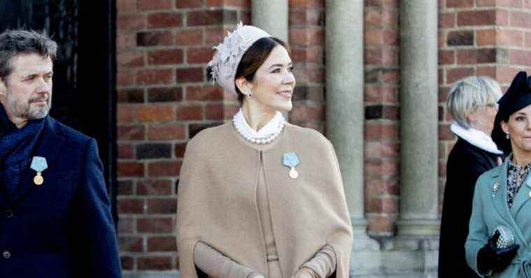 Grandiose Mary of Denmark for her 50th birthday: princess dress and ruby ​​and diamond adornment