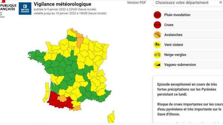 Haute-Garonne and Ariège in red vigilance