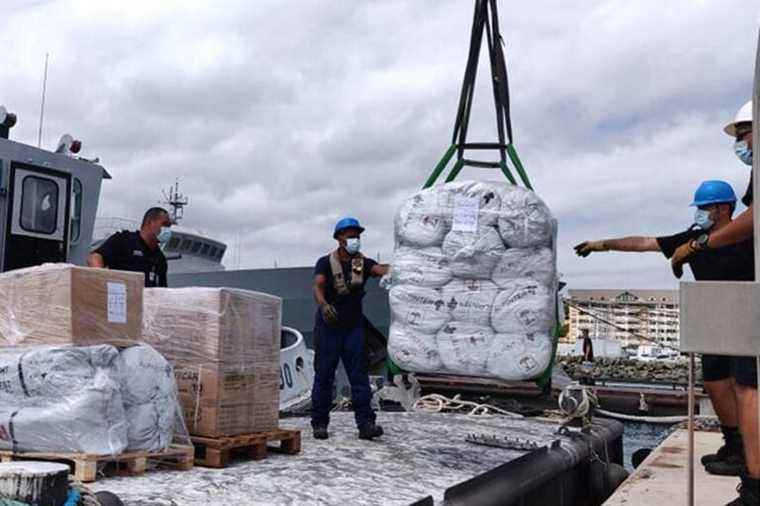 Humanitarian cargo sent to Tonga from Noumea