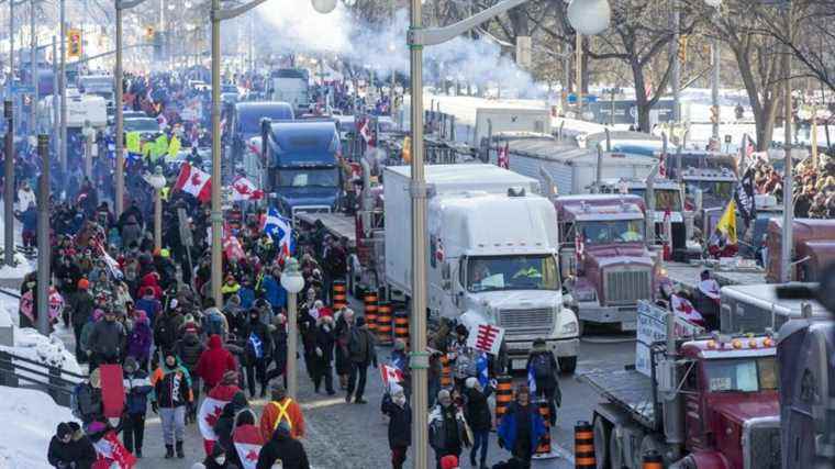 In Canada, antivax truckers block the capital Ottawa for the 3rd day in a row