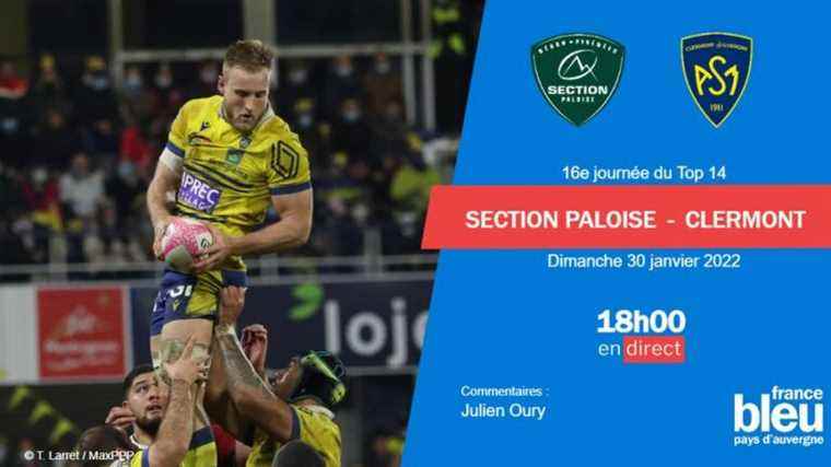 LIVE – Top 14: follow the ASM Clermont match in Pau