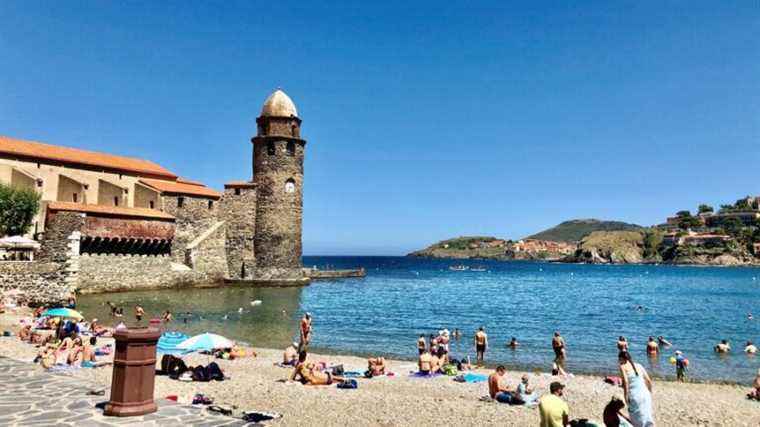 Last weekend before works for the bell tower of Collioure