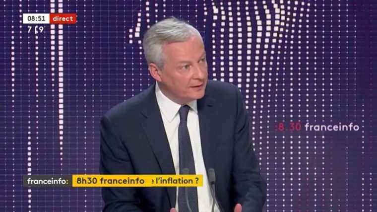 Lower fuel taxes?  “I close the door”, “because the French will not see the color”, declares Bruno Le Maire on franceinfo