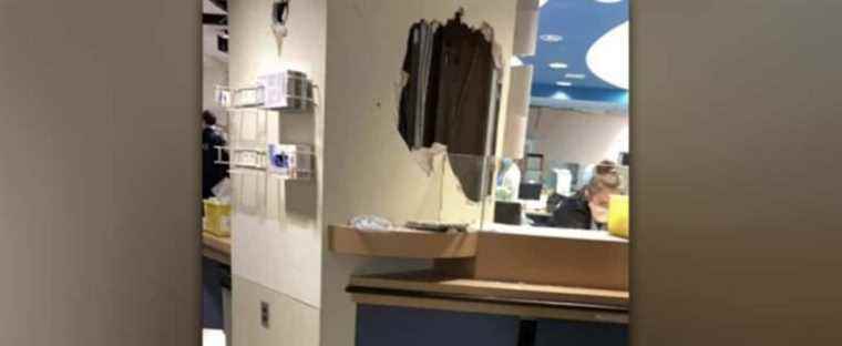 Man arrested after walking around emergency room walls for 1.5 hours