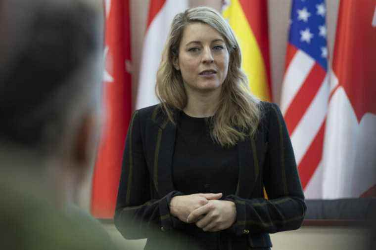 Military support |  Canada has not yet made a decision, says Mélanie Joly in Ukraine