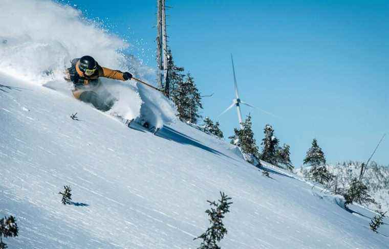 Murdochville, the epicenter of off-piste skiing in Quebec