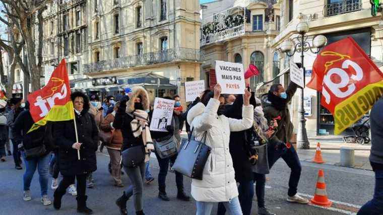 Nearly 300 demonstrators from the social and medico-social sectors in the street in Avignon