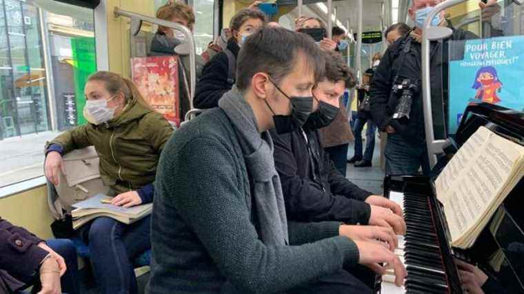 ON VIDEO – Folle Journée: a piano concert in the Nantes tramway