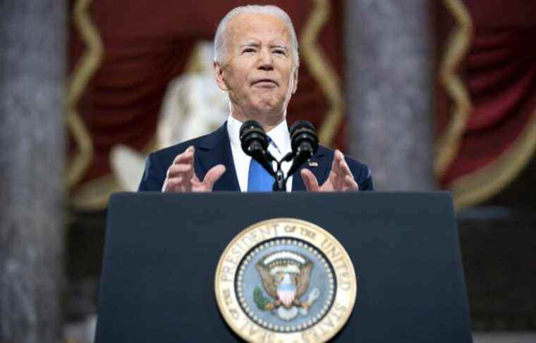 One year after assault on Capitol Hill, Biden charges Trump, vows to fight for democracy