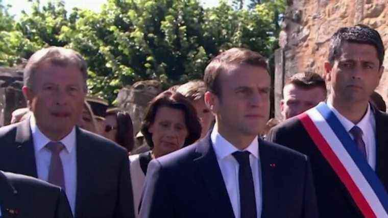 Oradour-sur-Glane: Emmanuel Macron on the move in the martyr village