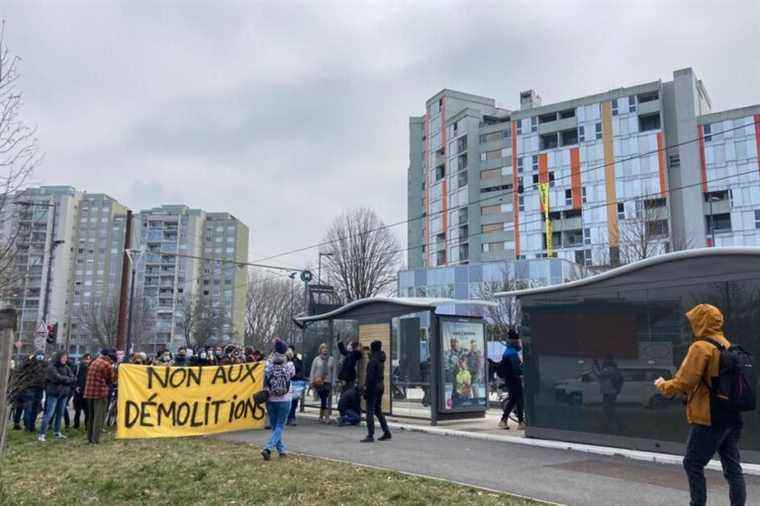 PICTURES.  Demonstration in Grenoble on the sidelines of Jean Castex’s visit to take stock of actions in favor of city policy