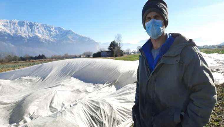 Pierre Jamet market gardener in Noyarey