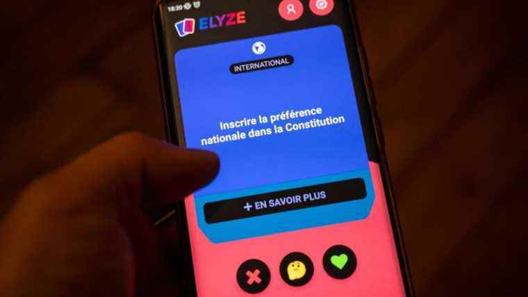 Political neutrality, personal data… Four questions about the Elyze mobile application, the Tinder for the presidential election