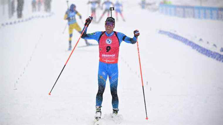 Quentin Fillon Maillet signs another victory over the Oberhof pursuit and takes the lead of the general