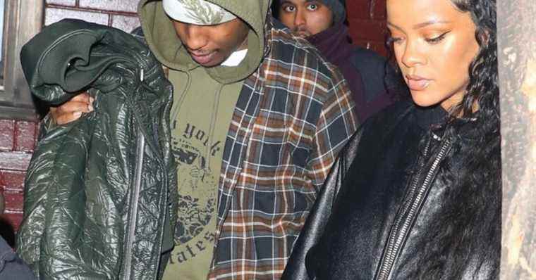 Rihanna in a relationship with Asap Rocky: stylish romantic outing