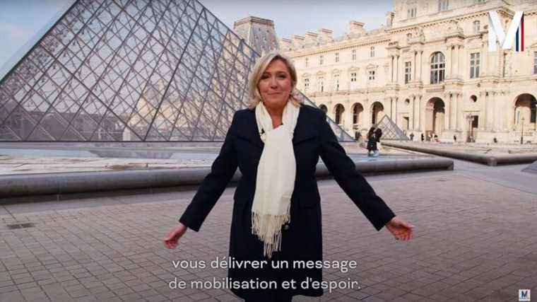 The Louvre Museum requests the withdrawal of the Marine Le Pen clip shot on its site