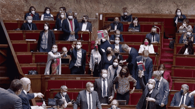 The National Assembly is set ablaze after the words of Emmanuel Macron