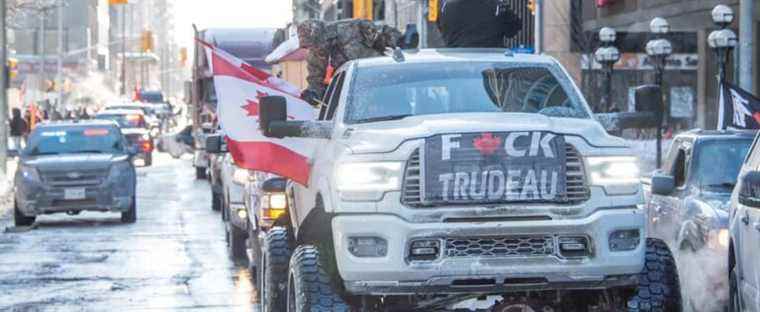 The “freedom convoy” arrives in Ottawa