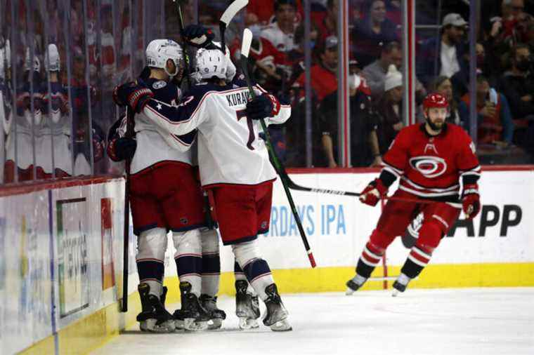 Thursday in the NHL |  The Blue Jackets crush the Hurricanes