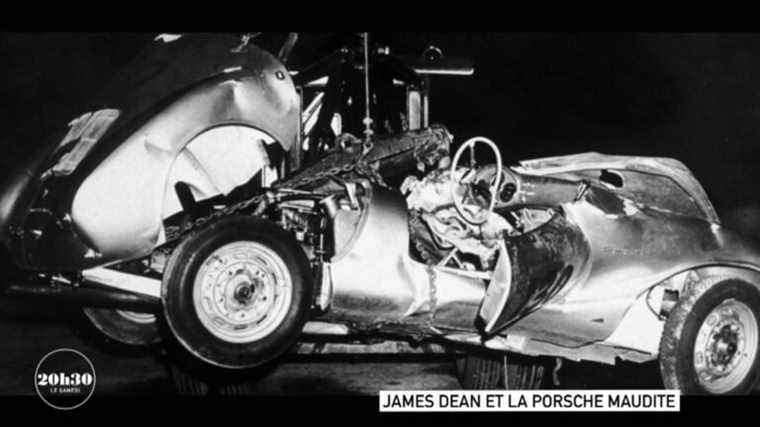 VIDEO.  The legend of the cursed car that killed James Dean on a California road in 1955