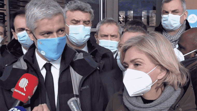 Valérie Pécresse and Laurent Wauquiez display their reunion