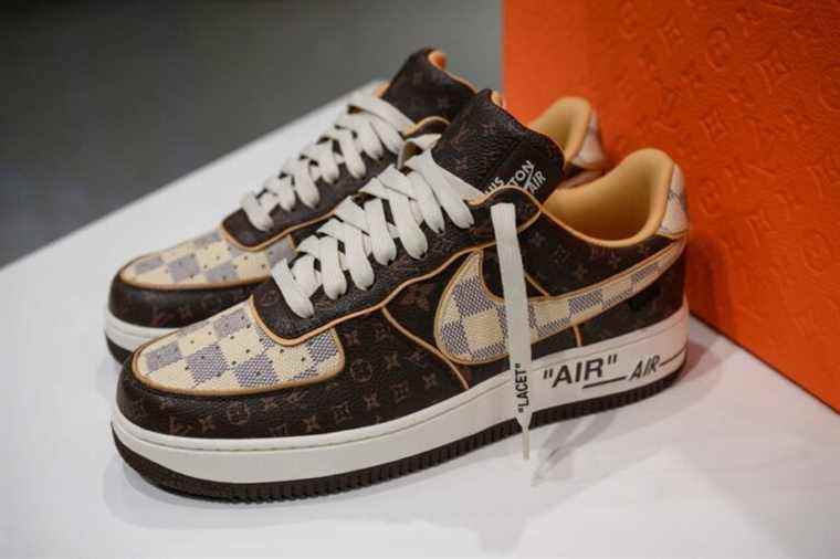 Virgil Abloh’s Nike-Vuitton sneakers up for auction