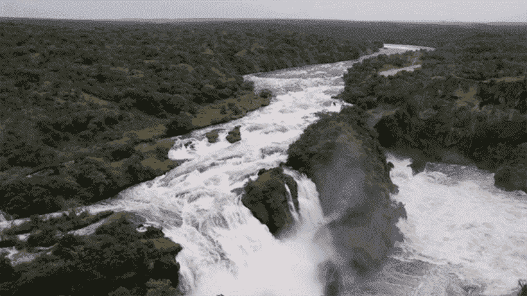 at the discovery of the White Nile Falls