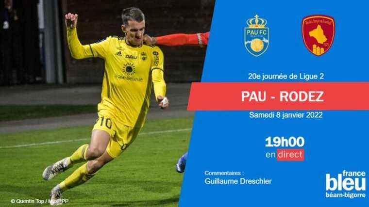 live the Pau FC match against Rodez in full