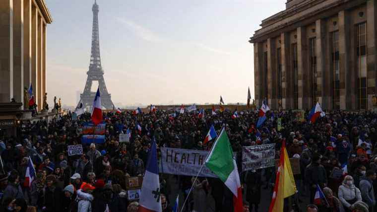 sharp drop in the mobilization of anti-passes with 54,000 demonstrators in France, according to the Ministry of the Interior