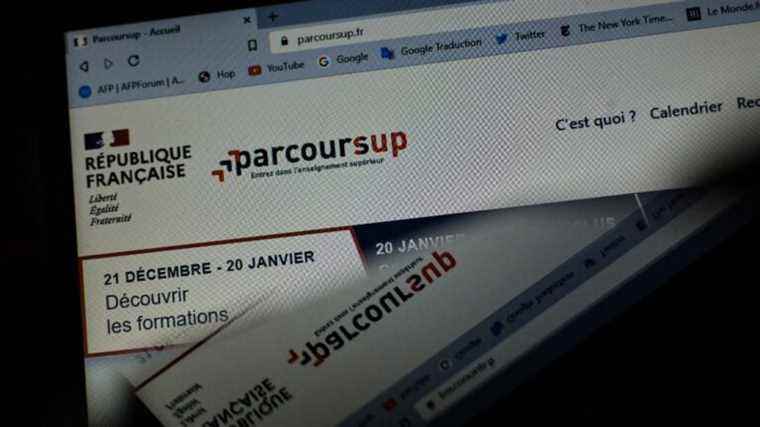 the Parcoursup platform opens in a climate of uncertainty on the March bac exams