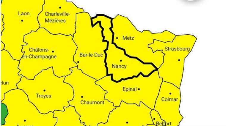 the department of Meurthe-et-Moselle on snow and ice yellow vigilance