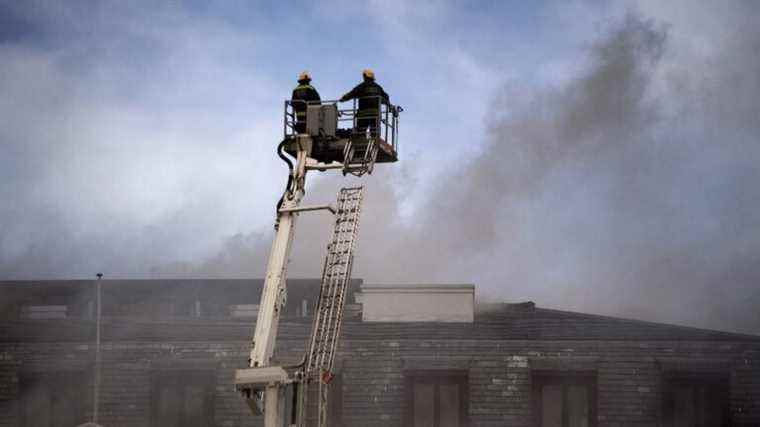 the devastating fire in Parliament under control