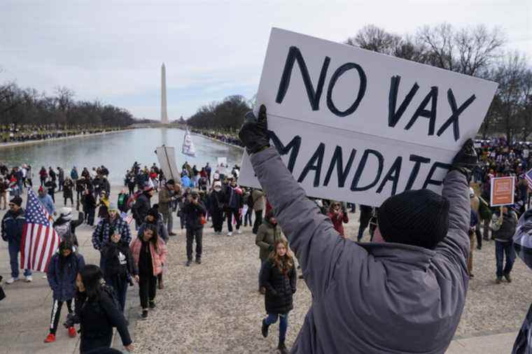 washington |  Thousands of people demonstrate against “the tyranny” of compulsory vaccination