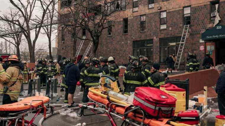 what we know about the fire in a building in New York, which killed at least 17 people