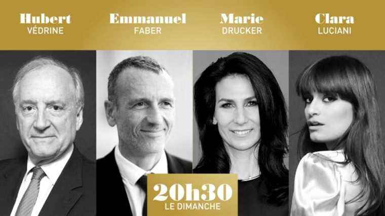 “8:30 p.m. on Sunday” with Hubert Védrine, Emmanuel Faber, Marie Drucker and Clara Luciani – France 2 – February 13, 2022